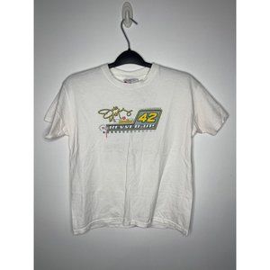 Chase Authentics Jamie McMurray 42 Racing Shirt White Youth Size Large